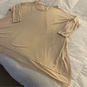 Altar’d State Cream Side Slit Tunic Top